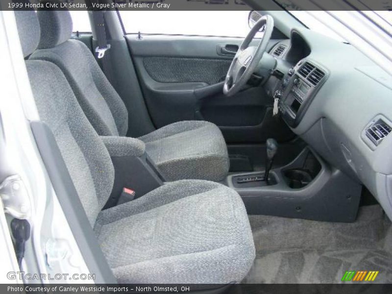 Vogue Silver Metallic / Gray 1999 Honda Civic LX Sedan