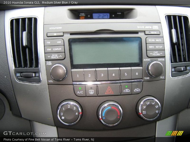 Medium Silver Blue / Gray 2010 Hyundai Sonata GLS