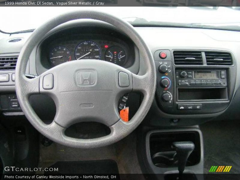 Vogue Silver Metallic / Gray 1999 Honda Civic LX Sedan