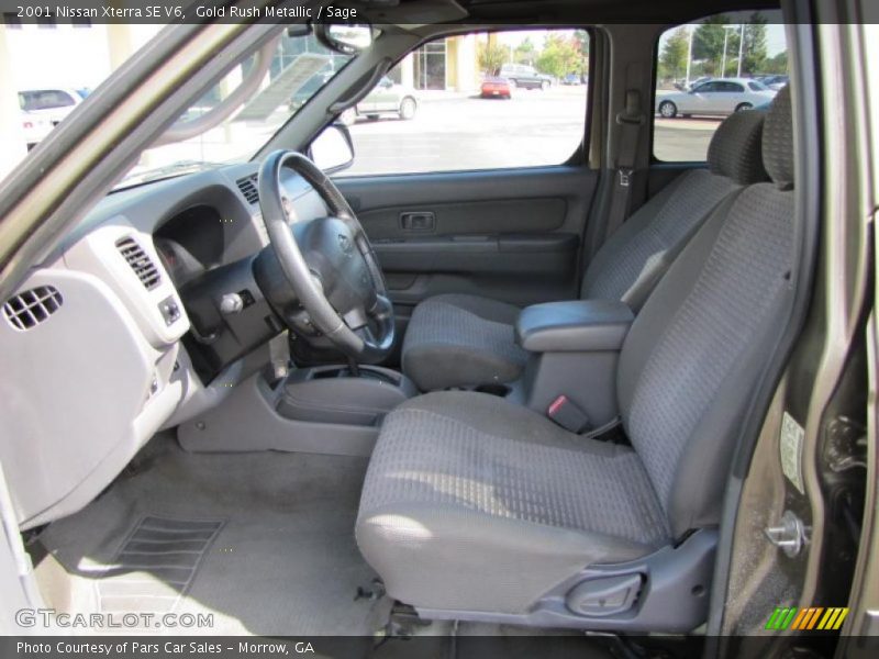 Gold Rush Metallic / Sage 2001 Nissan Xterra SE V6