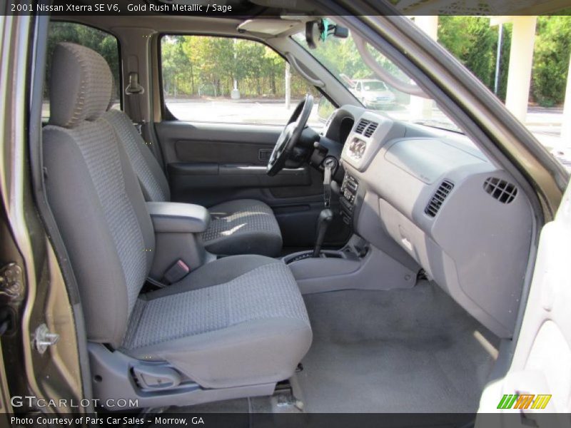 Gold Rush Metallic / Sage 2001 Nissan Xterra SE V6