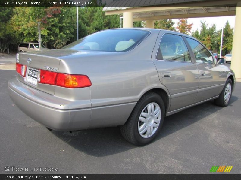Antique Sage Pearl / Oak 2000 Toyota Camry LE