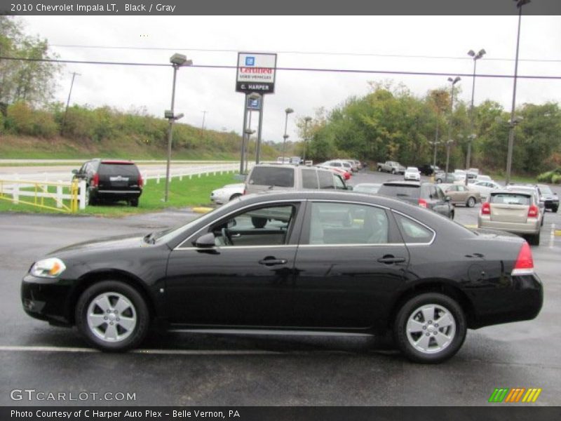 Black / Gray 2010 Chevrolet Impala LT