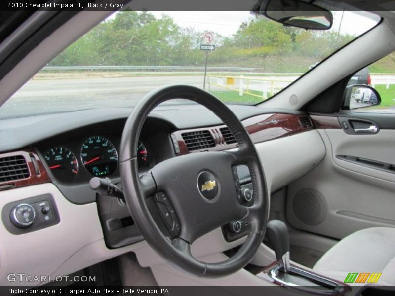 Black / Gray 2010 Chevrolet Impala LT