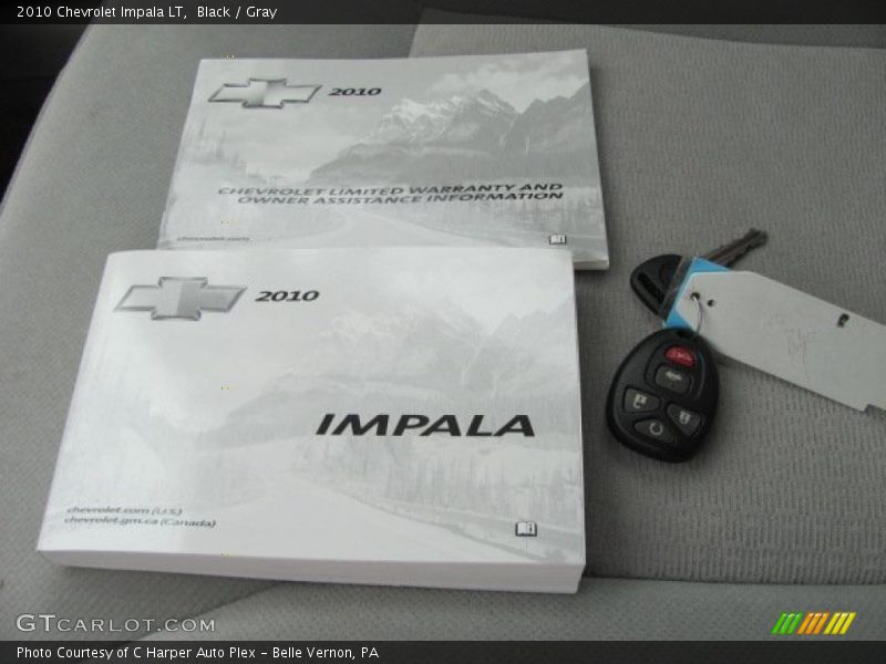 Black / Gray 2010 Chevrolet Impala LT