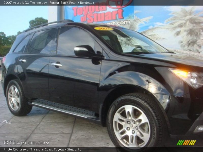 Formal Black Pearl / Bordeaux 2007 Acura MDX Technology