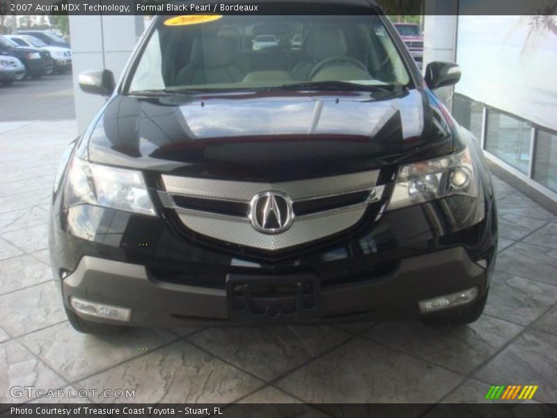 Formal Black Pearl / Bordeaux 2007 Acura MDX Technology