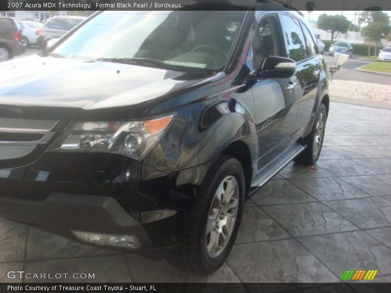 Formal Black Pearl / Bordeaux 2007 Acura MDX Technology