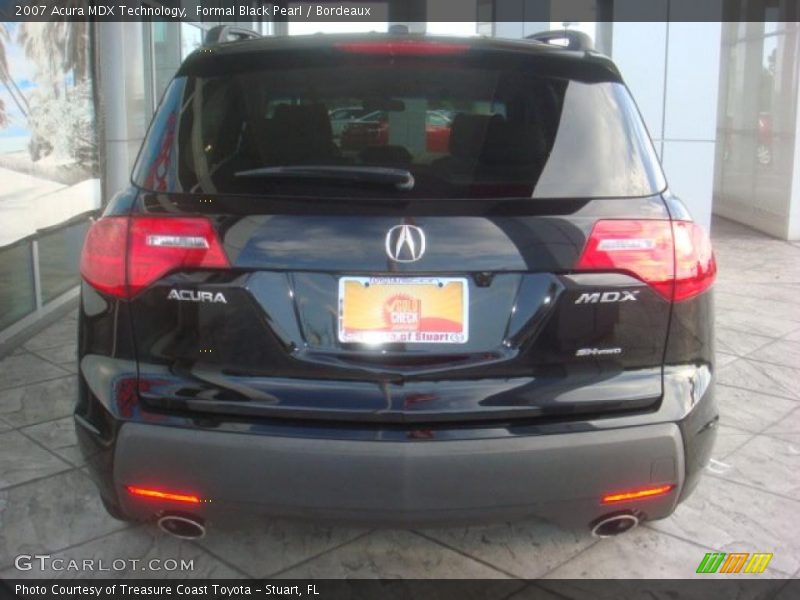 Formal Black Pearl / Bordeaux 2007 Acura MDX Technology
