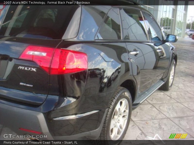 Formal Black Pearl / Bordeaux 2007 Acura MDX Technology