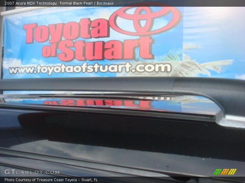 Formal Black Pearl / Bordeaux 2007 Acura MDX Technology
