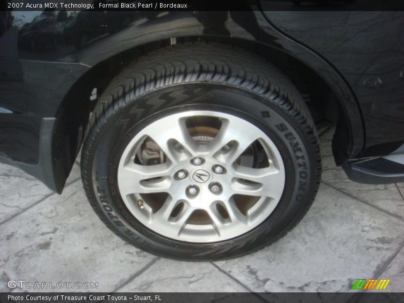 Formal Black Pearl / Bordeaux 2007 Acura MDX Technology