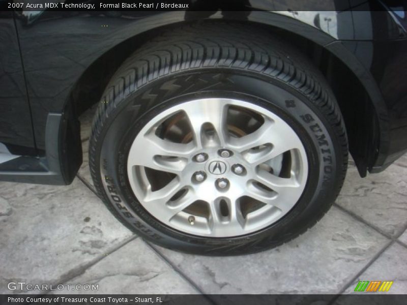 Formal Black Pearl / Bordeaux 2007 Acura MDX Technology