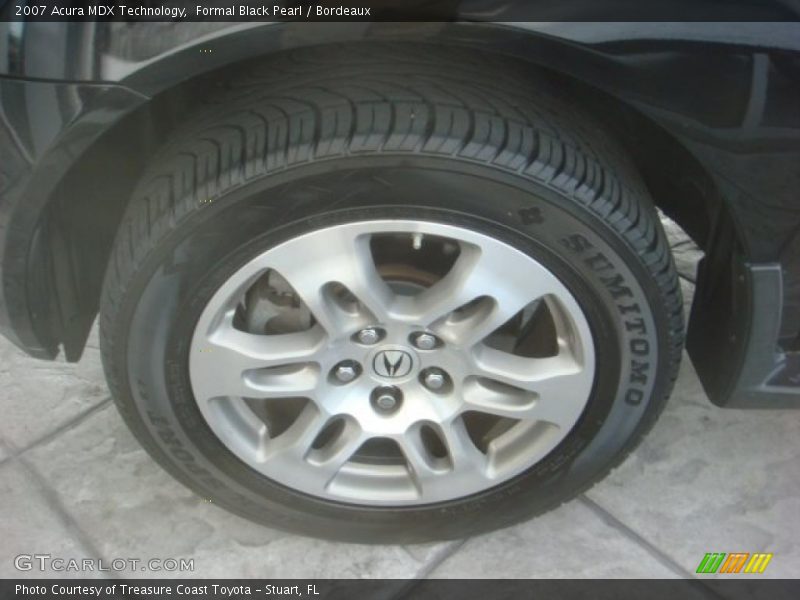 Formal Black Pearl / Bordeaux 2007 Acura MDX Technology