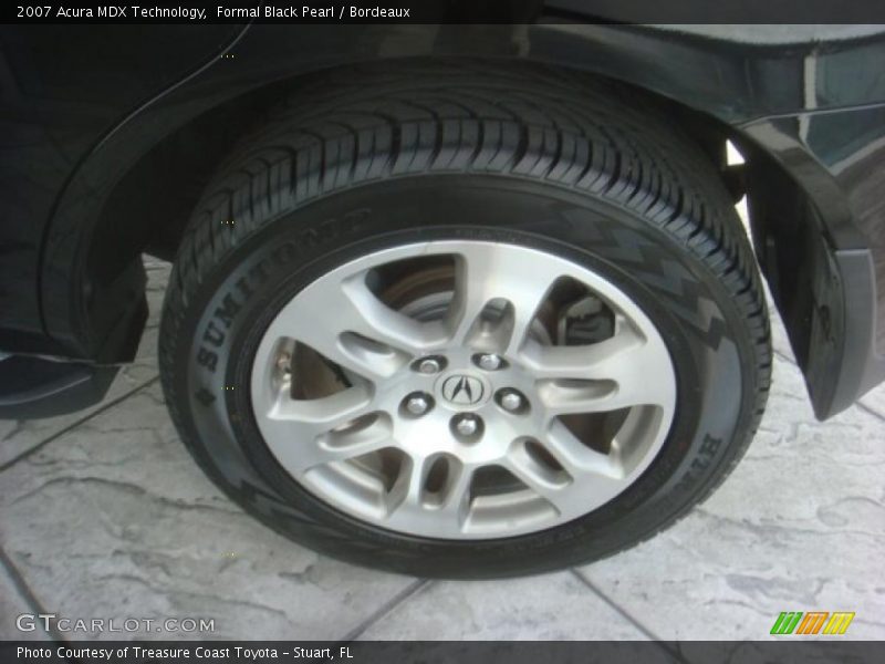 Formal Black Pearl / Bordeaux 2007 Acura MDX Technology