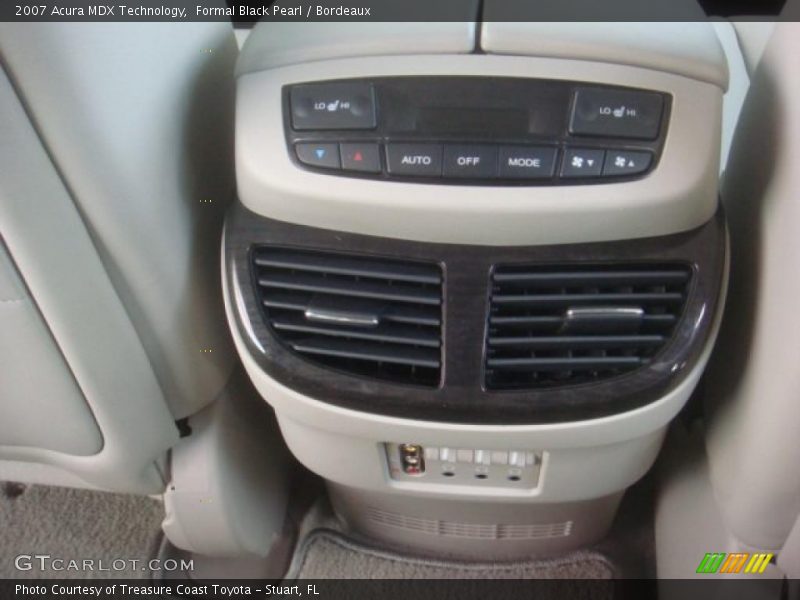Formal Black Pearl / Bordeaux 2007 Acura MDX Technology