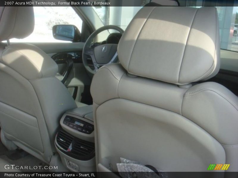 Formal Black Pearl / Bordeaux 2007 Acura MDX Technology