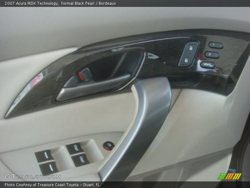 Formal Black Pearl / Bordeaux 2007 Acura MDX Technology