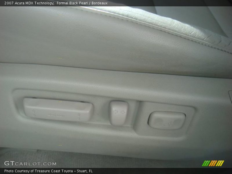 Formal Black Pearl / Bordeaux 2007 Acura MDX Technology