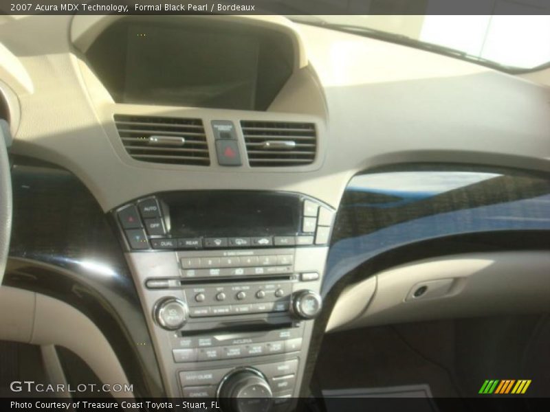 Formal Black Pearl / Bordeaux 2007 Acura MDX Technology