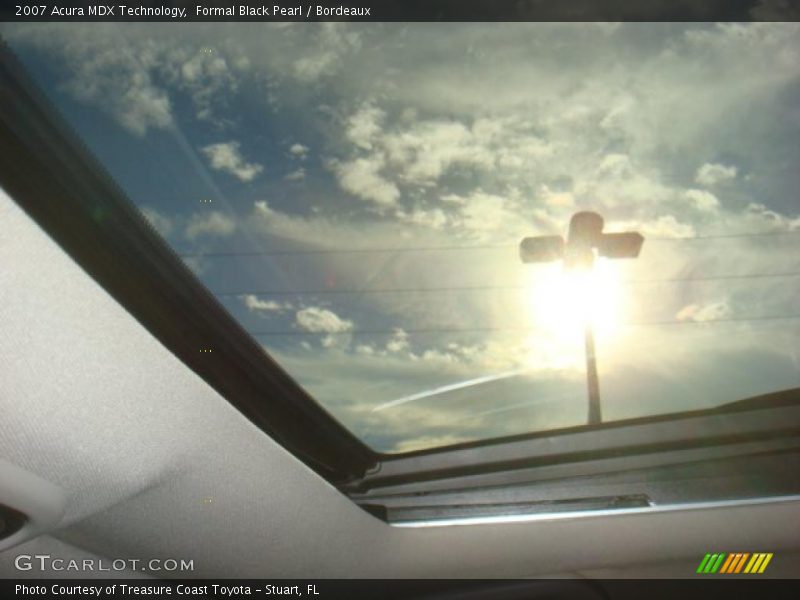 Formal Black Pearl / Bordeaux 2007 Acura MDX Technology