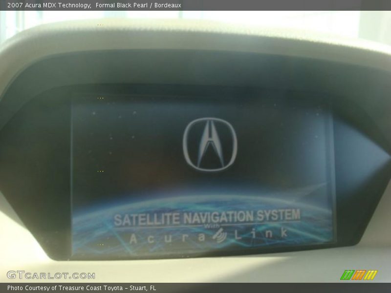 Formal Black Pearl / Bordeaux 2007 Acura MDX Technology