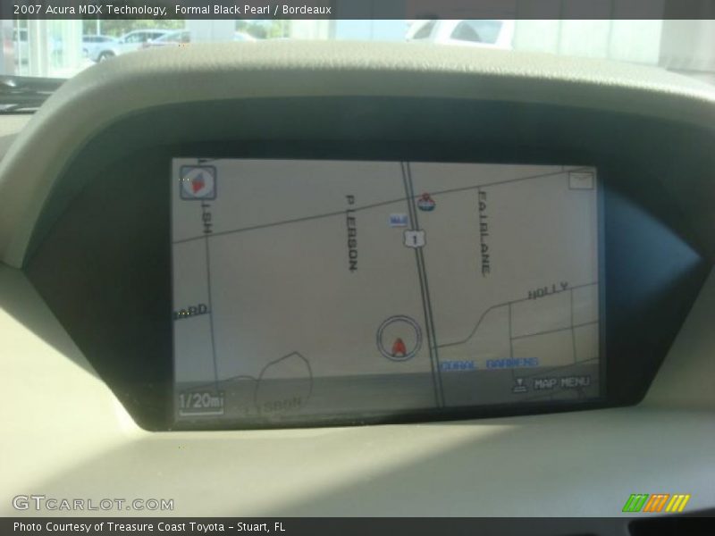 Formal Black Pearl / Bordeaux 2007 Acura MDX Technology