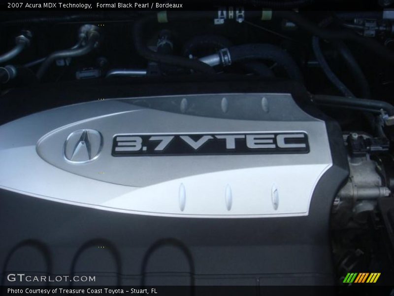 Formal Black Pearl / Bordeaux 2007 Acura MDX Technology