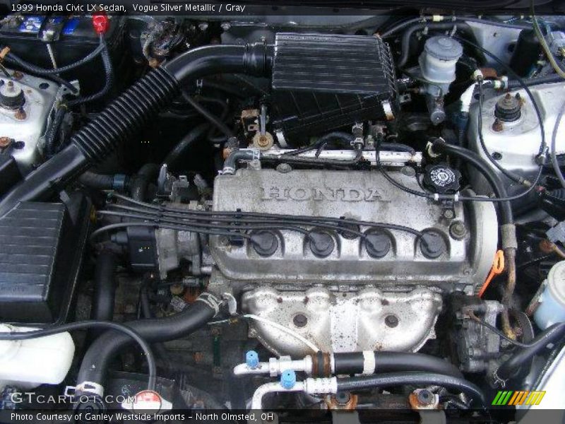 Vogue Silver Metallic / Gray 1999 Honda Civic LX Sedan