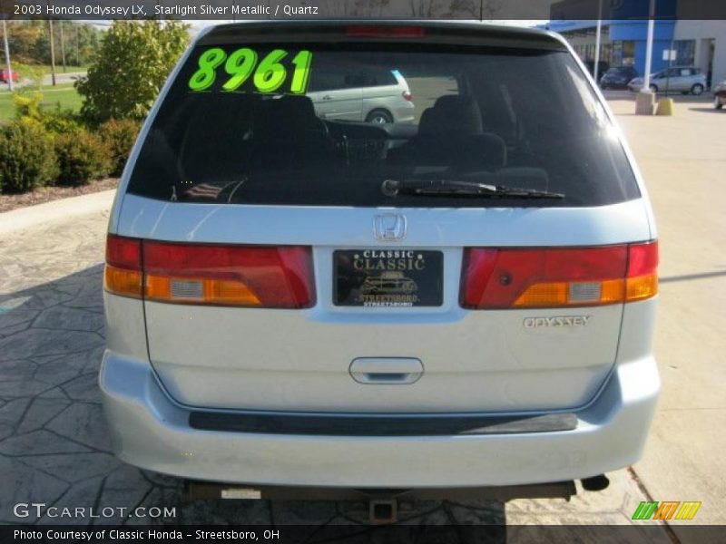 Starlight Silver Metallic / Quartz 2003 Honda Odyssey LX
