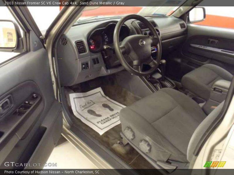 Gray Interior - 2003 Frontier SC V6 Crew Cab 4x4 