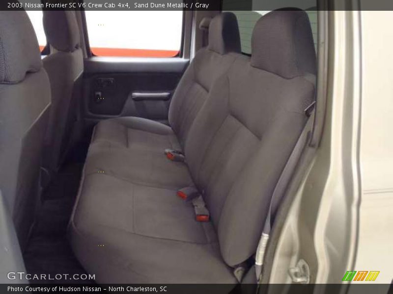  2003 Frontier SC V6 Crew Cab 4x4 Gray Interior
