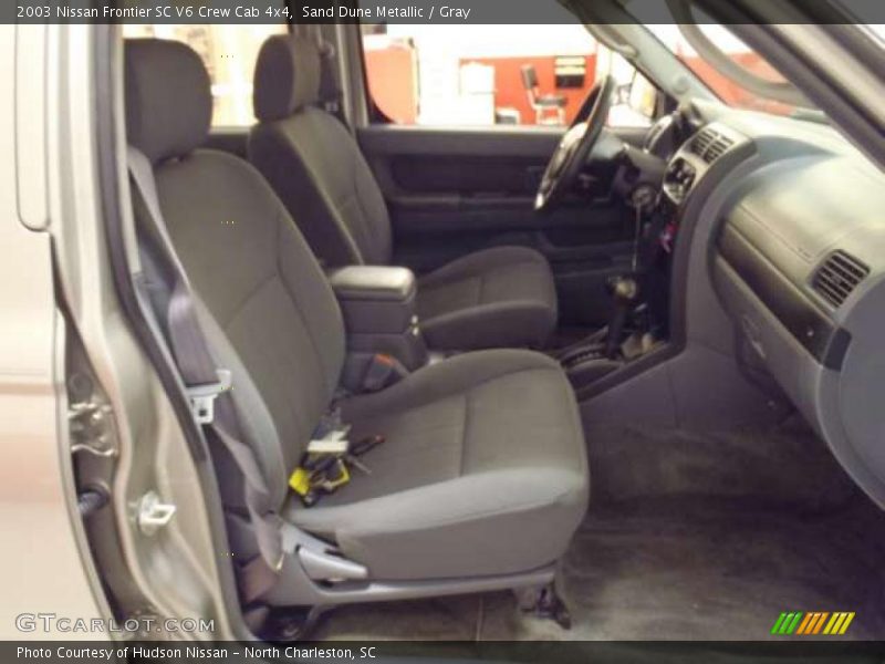  2003 Frontier SC V6 Crew Cab 4x4 Gray Interior