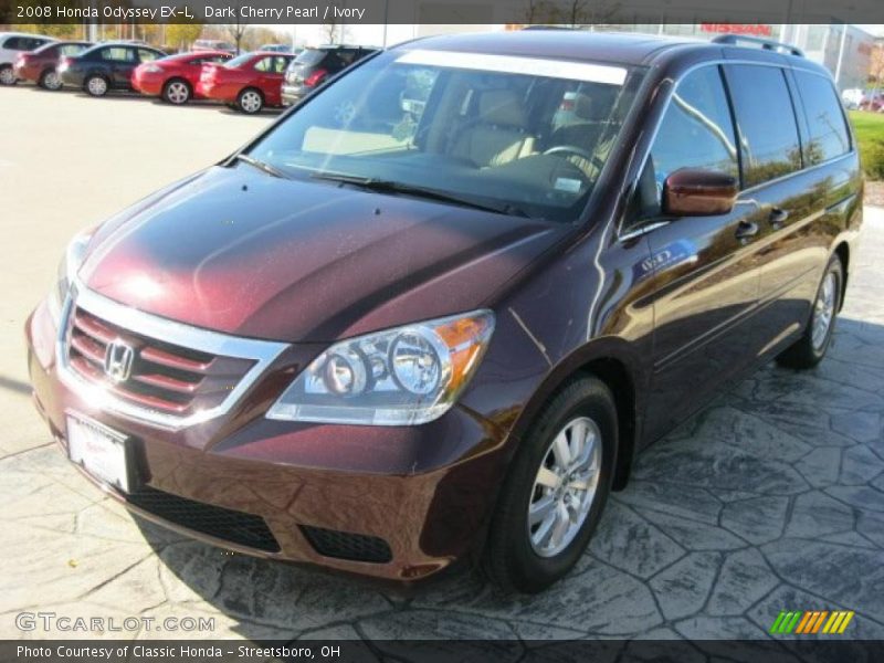 Dark Cherry Pearl / Ivory 2008 Honda Odyssey EX-L