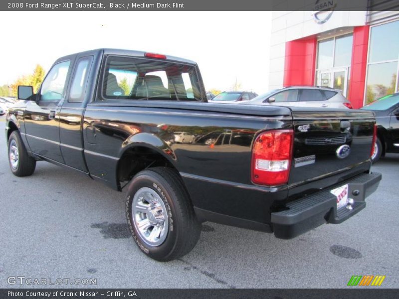 Black / Medium Dark Flint 2008 Ford Ranger XLT SuperCab