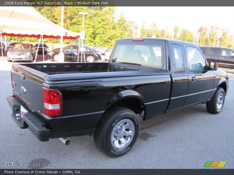 Black / Medium Dark Flint 2008 Ford Ranger XLT SuperCab