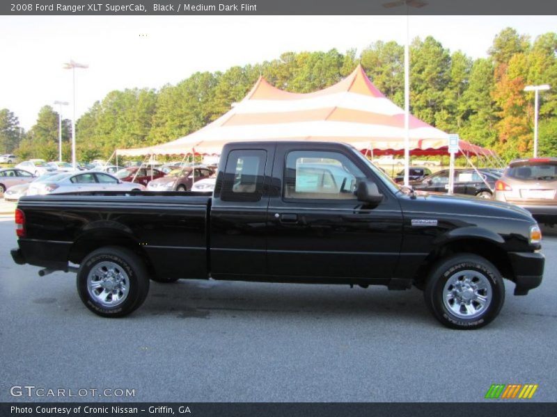 Black / Medium Dark Flint 2008 Ford Ranger XLT SuperCab