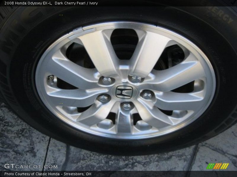 Dark Cherry Pearl / Ivory 2008 Honda Odyssey EX-L