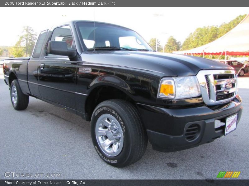 Black / Medium Dark Flint 2008 Ford Ranger XLT SuperCab