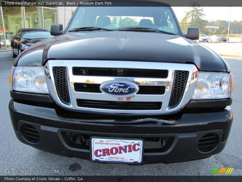 Black / Medium Dark Flint 2008 Ford Ranger XLT SuperCab