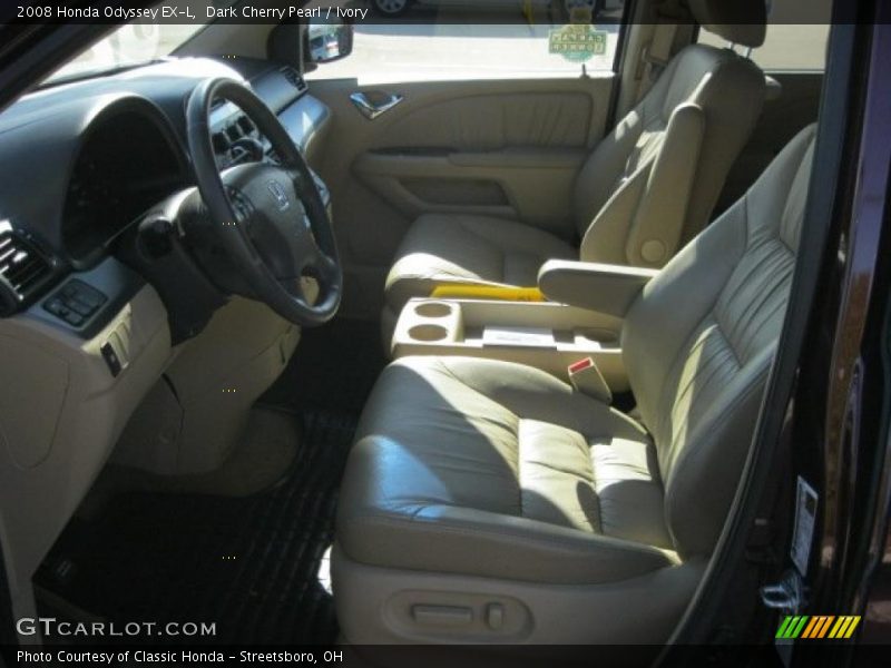 Dark Cherry Pearl / Ivory 2008 Honda Odyssey EX-L
