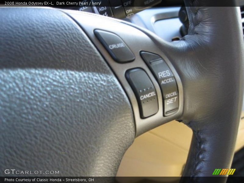 Dark Cherry Pearl / Ivory 2008 Honda Odyssey EX-L