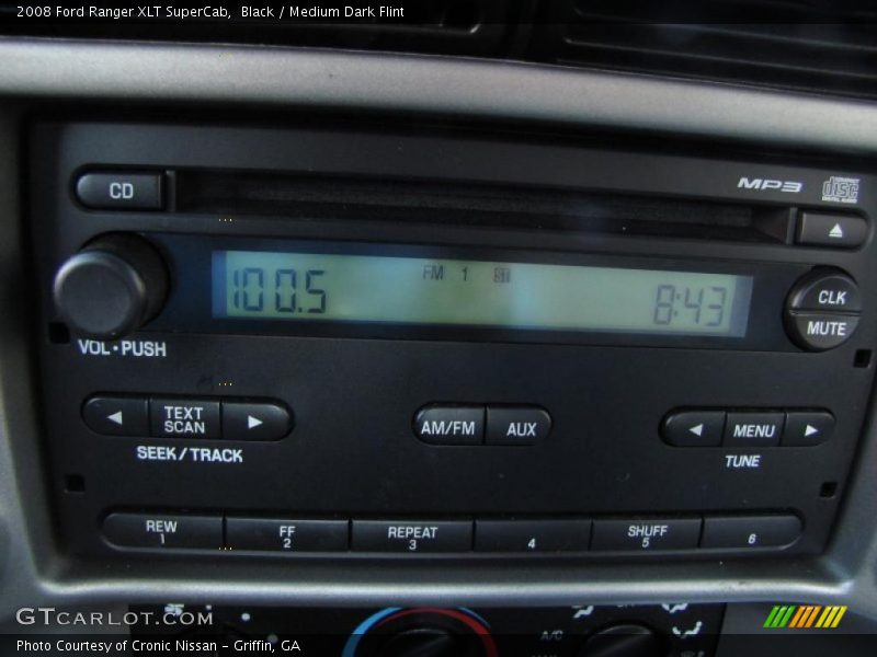 Black / Medium Dark Flint 2008 Ford Ranger XLT SuperCab