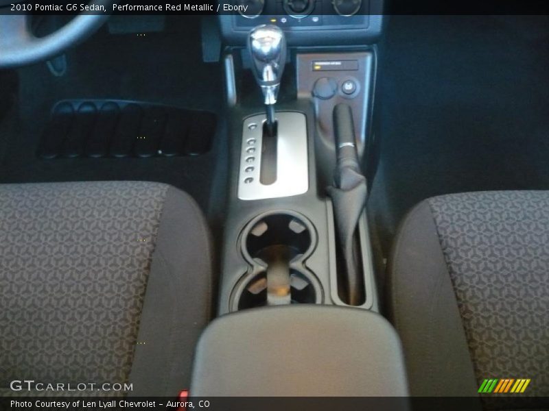 Performance Red Metallic / Ebony 2010 Pontiac G6 Sedan