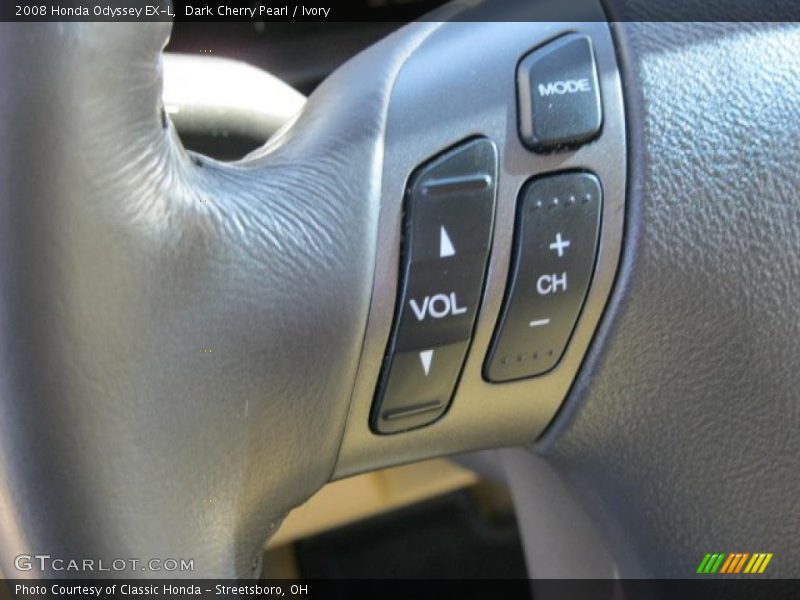 Dark Cherry Pearl / Ivory 2008 Honda Odyssey EX-L
