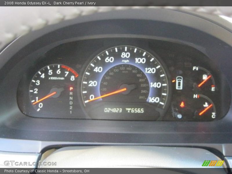 Dark Cherry Pearl / Ivory 2008 Honda Odyssey EX-L