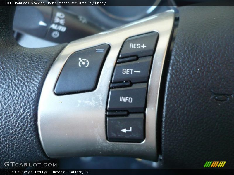 Performance Red Metallic / Ebony 2010 Pontiac G6 Sedan