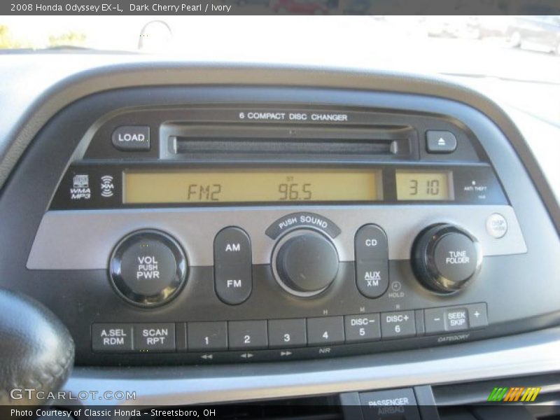 Dark Cherry Pearl / Ivory 2008 Honda Odyssey EX-L