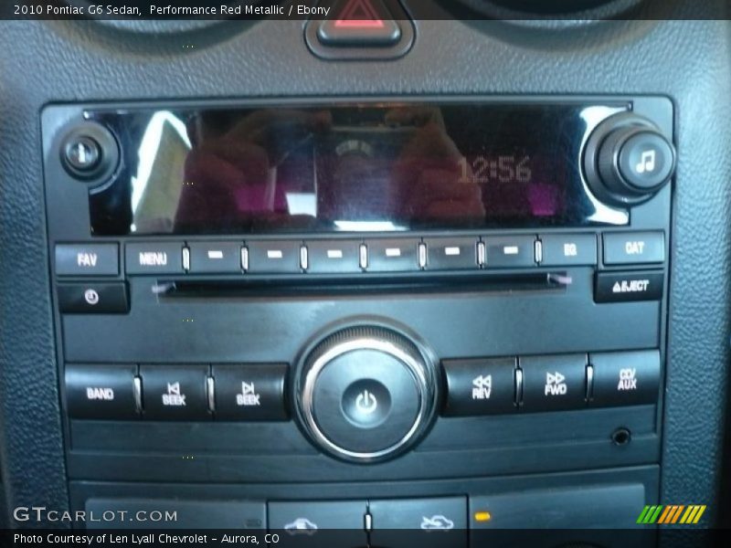 Performance Red Metallic / Ebony 2010 Pontiac G6 Sedan