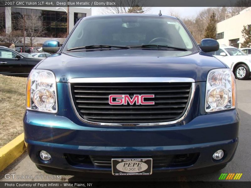 Deep Blue Metallic / Ebony Black 2007 GMC Yukon SLT 4x4